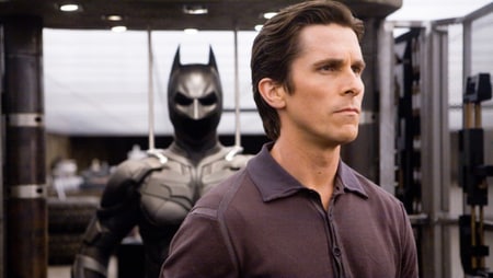 Christian Bale in the movie Batman: The Dark Knight